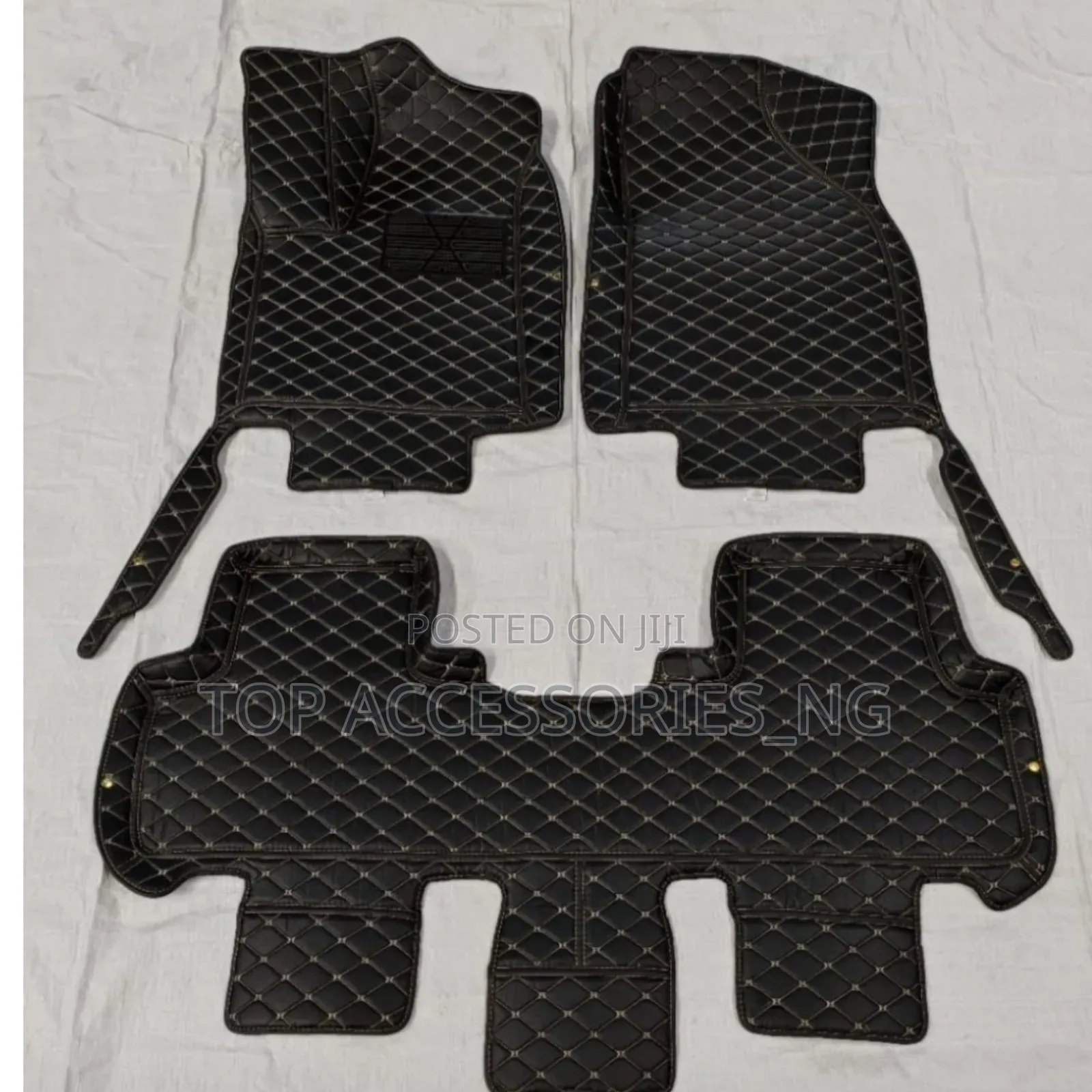 Waterproof Leather Floor Mat for Toyota Highlander