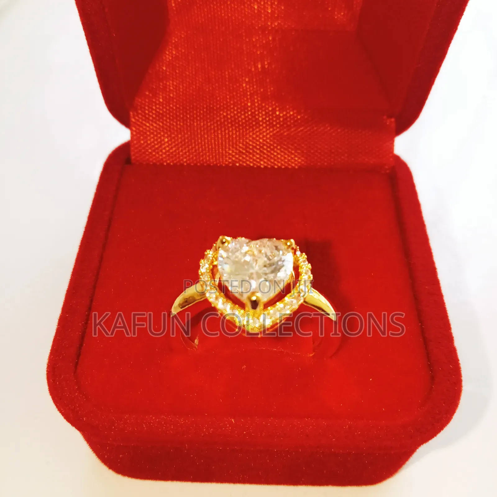 Non-Fading Steel Adjustable Proposal Ring