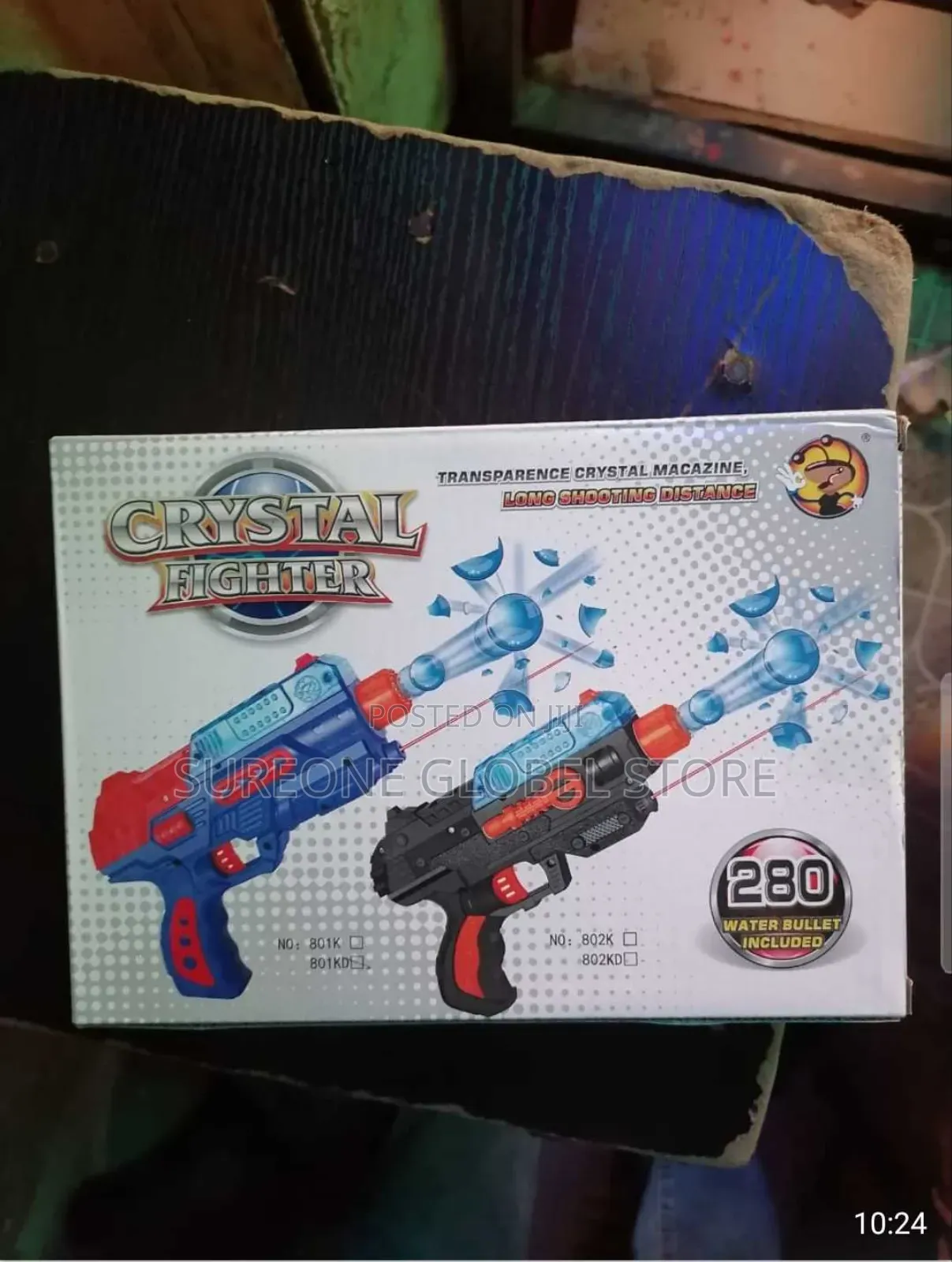 Crystal Fighter Toy Gel Blasters Gun