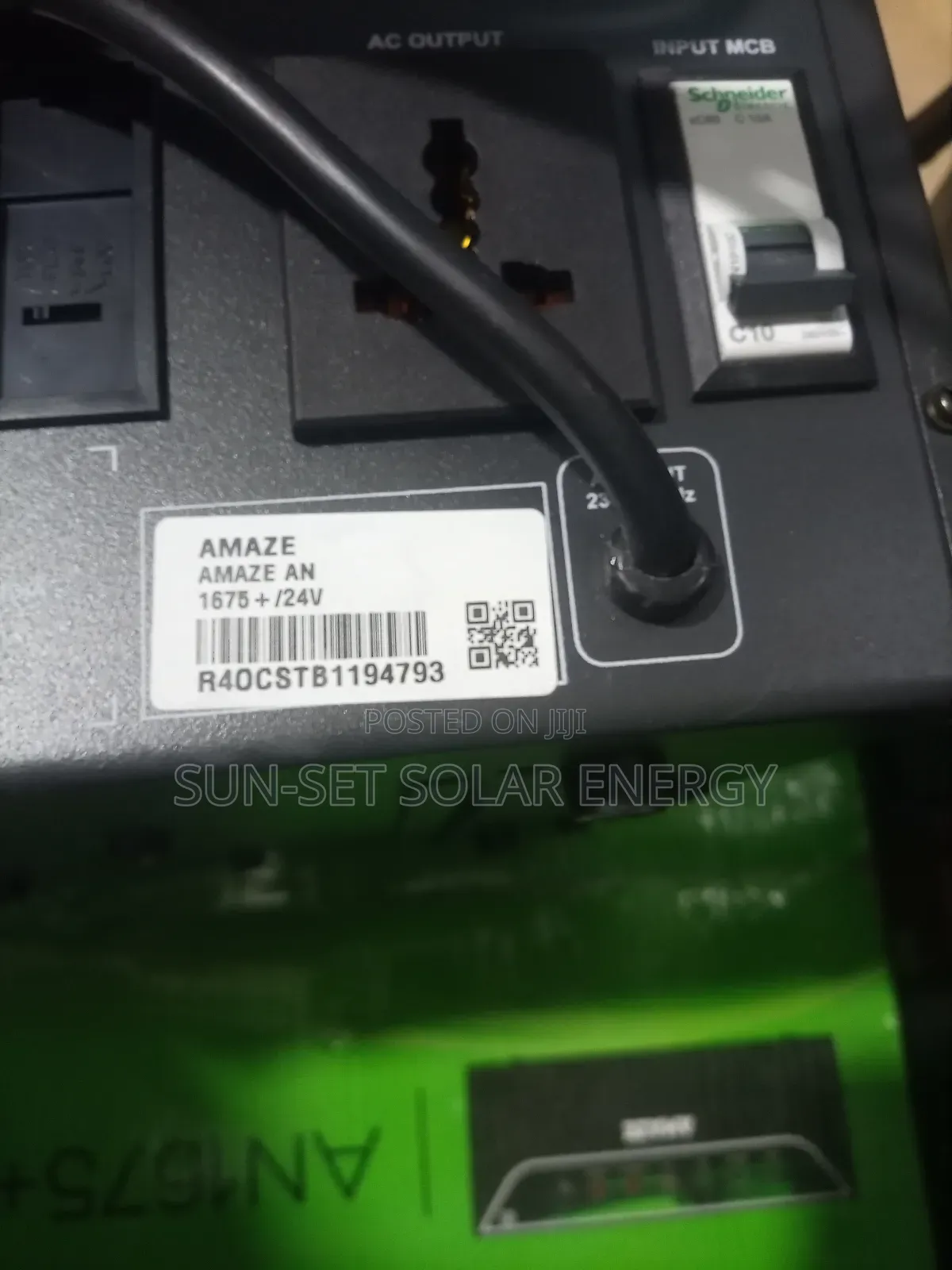 Amaze Solar Inverter 1.6kva 24V. 1year Warranty.