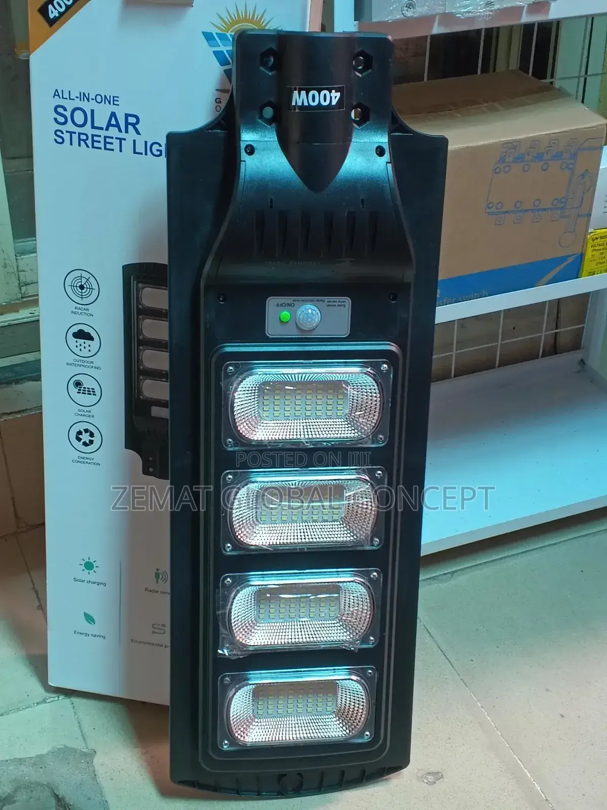 400watts All in One Solar Street Light