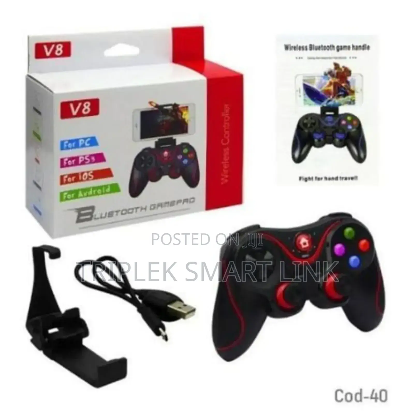 V8 Gamepad Controller Compatible With Smartphones