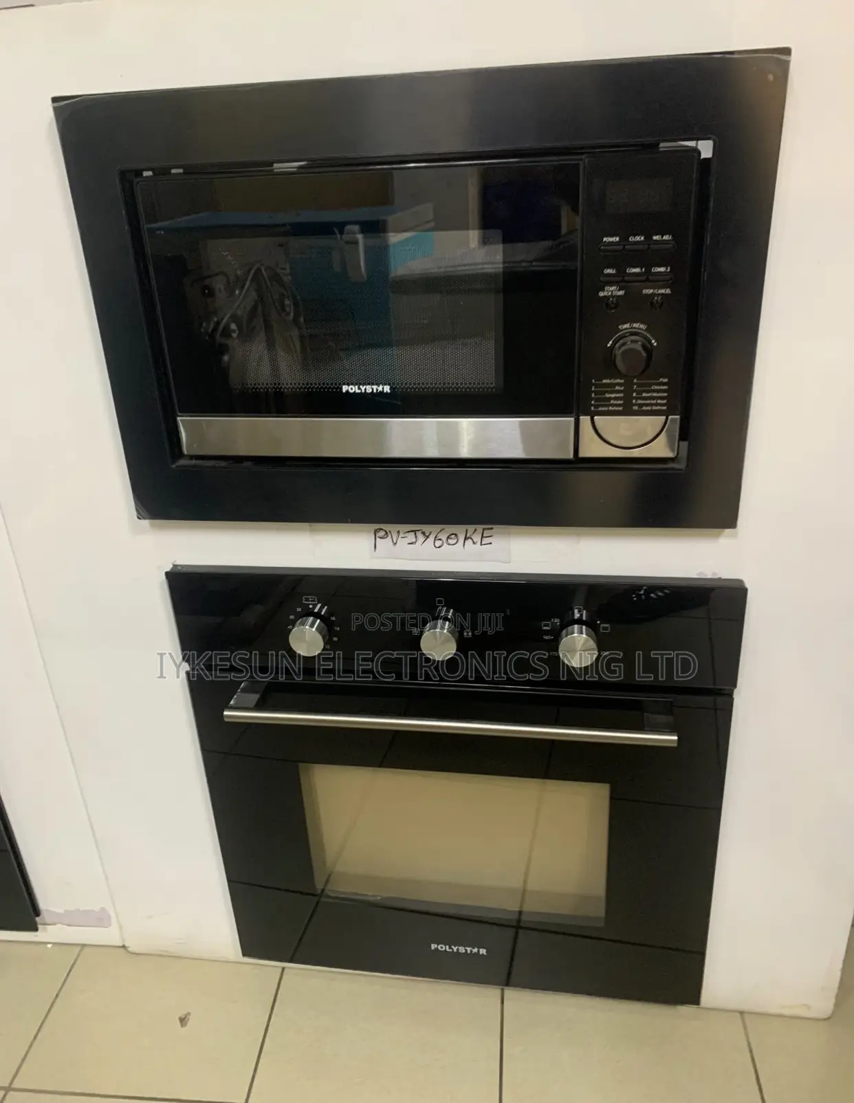Original Polystar Inbuilt Gas Ele Oven Inbuilt Microwave