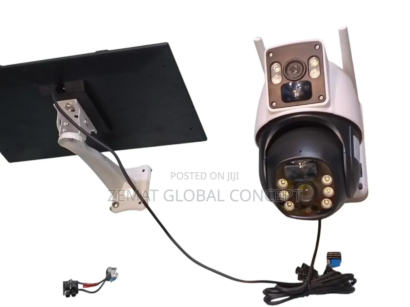 Dual Face Wireless Solar CCTV Camera