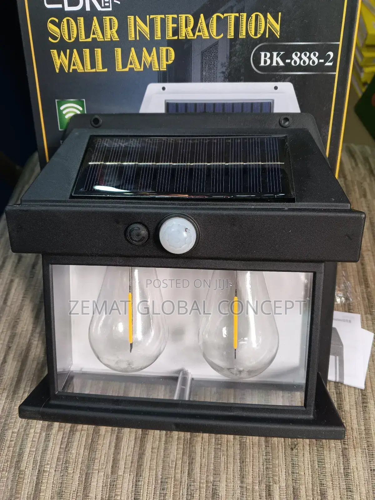 Outdoor Fence and Wall Solar Lights Double