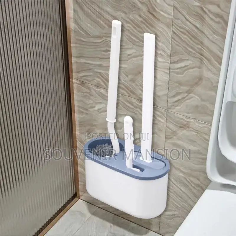 3 in 1 Toilet Brush White