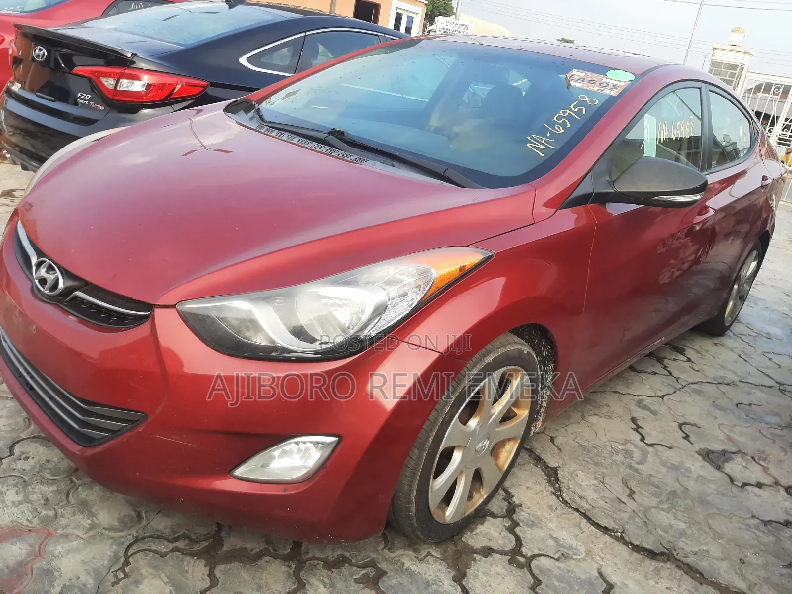 Hyundai Elantra Limited 2012 Red