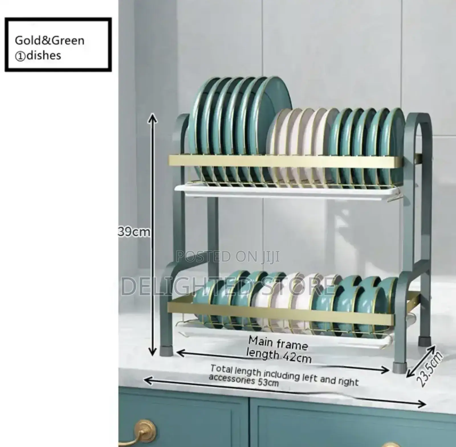 Thickened Stainless Steel Deck/Layer Dish Plate Rack