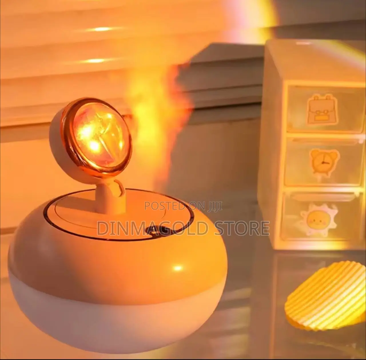 2 in 1 Wireless Sunset Light Humidifier