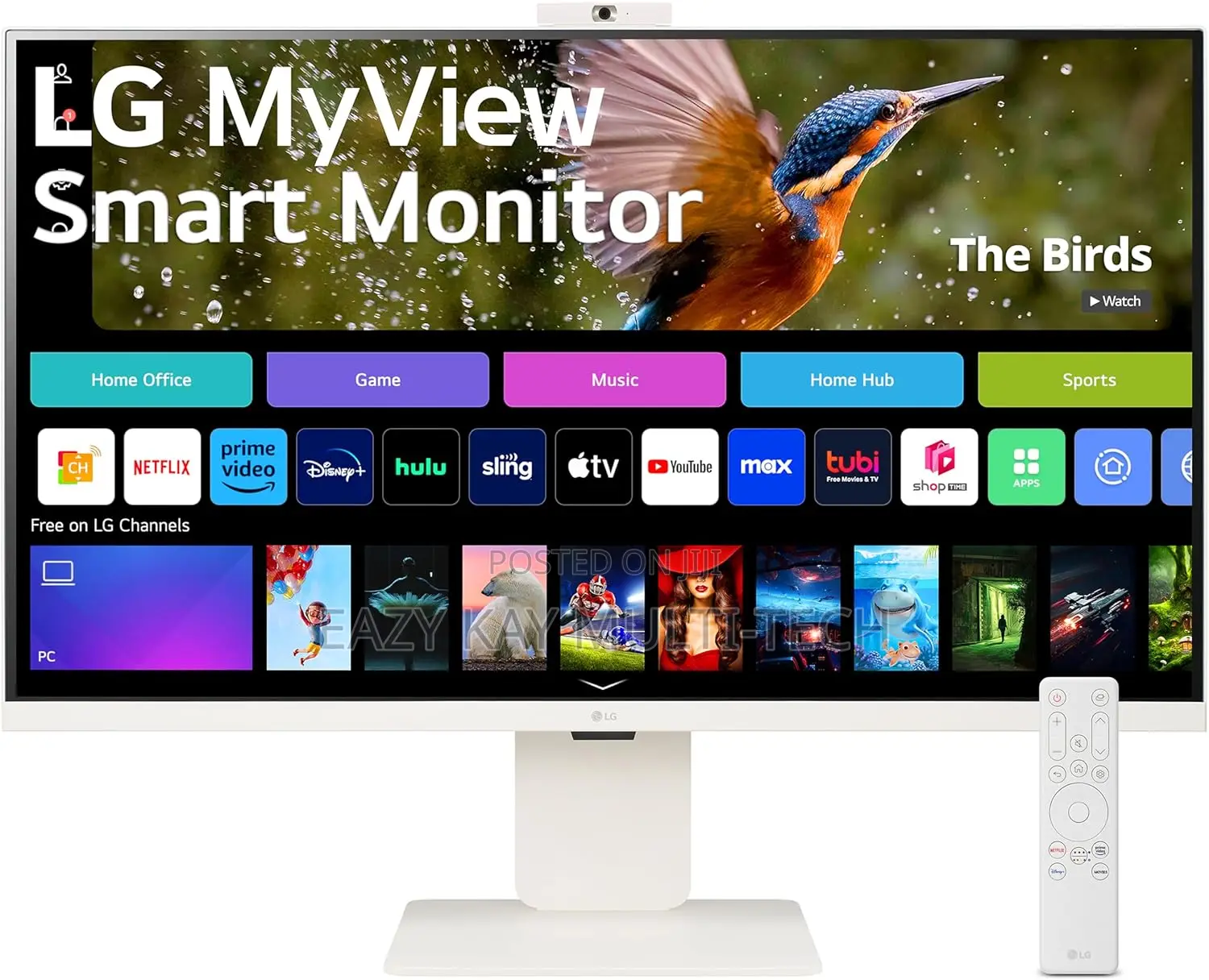32-Inch Full HD IPS Myview Smart Monitor With Webos And