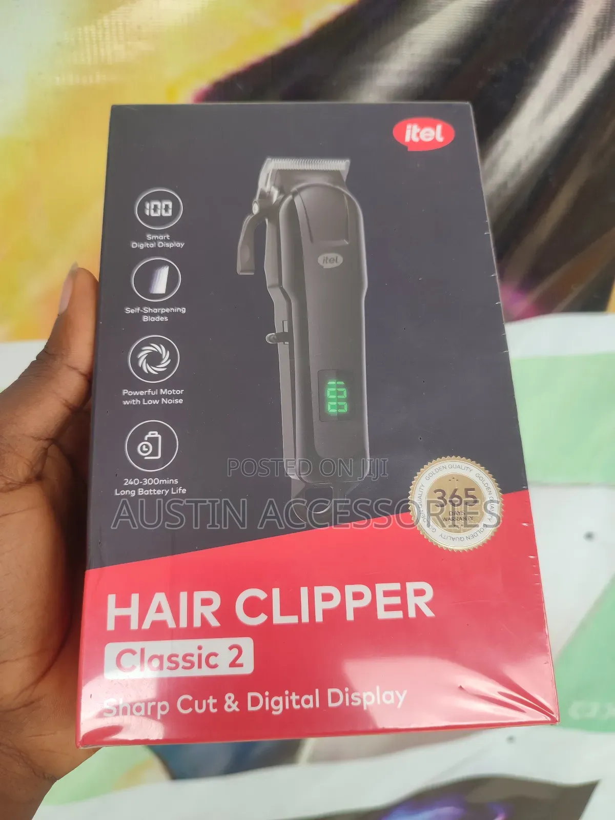 ITEL Digital Display Cordless C33 Hair Clipper