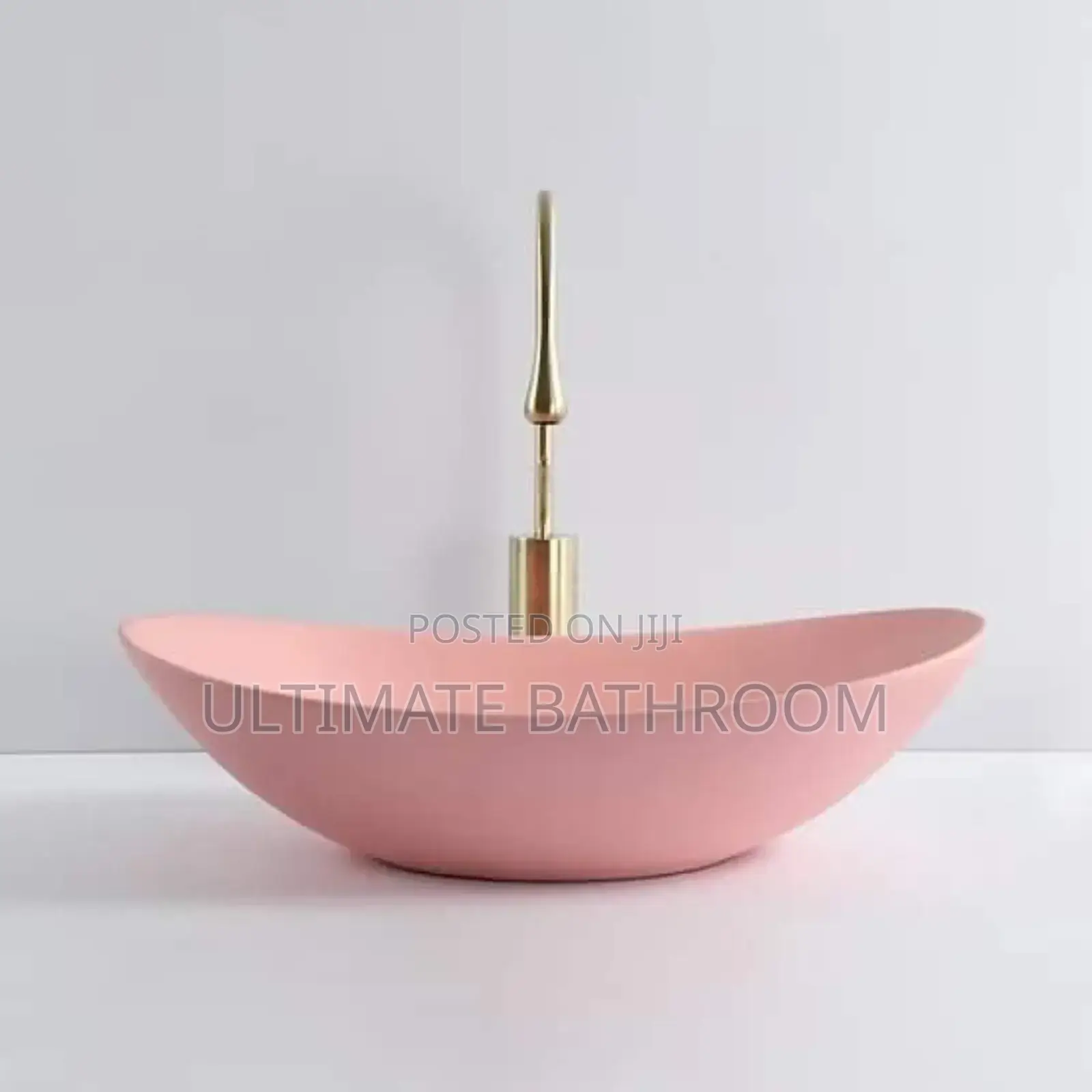 Pink Counter Top Washing Hand Basin