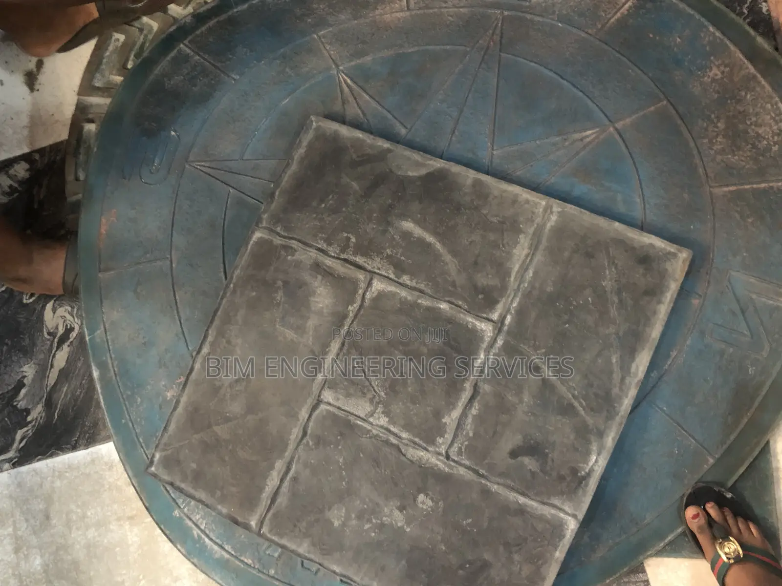 China Blue Slate Mart Shinning Trowel