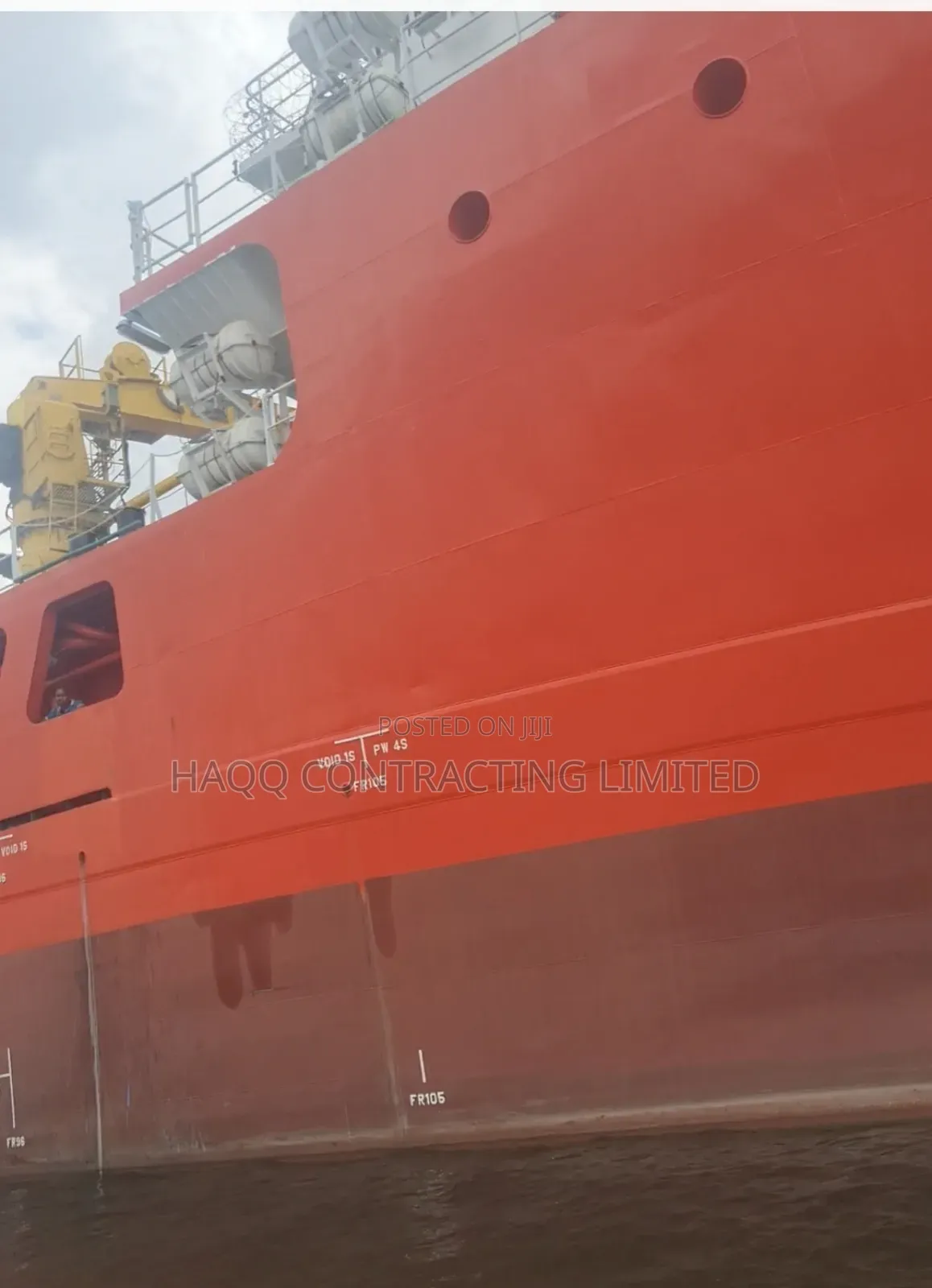 Vessel Maintenance, Fabrication, Diving, Cleaning Service