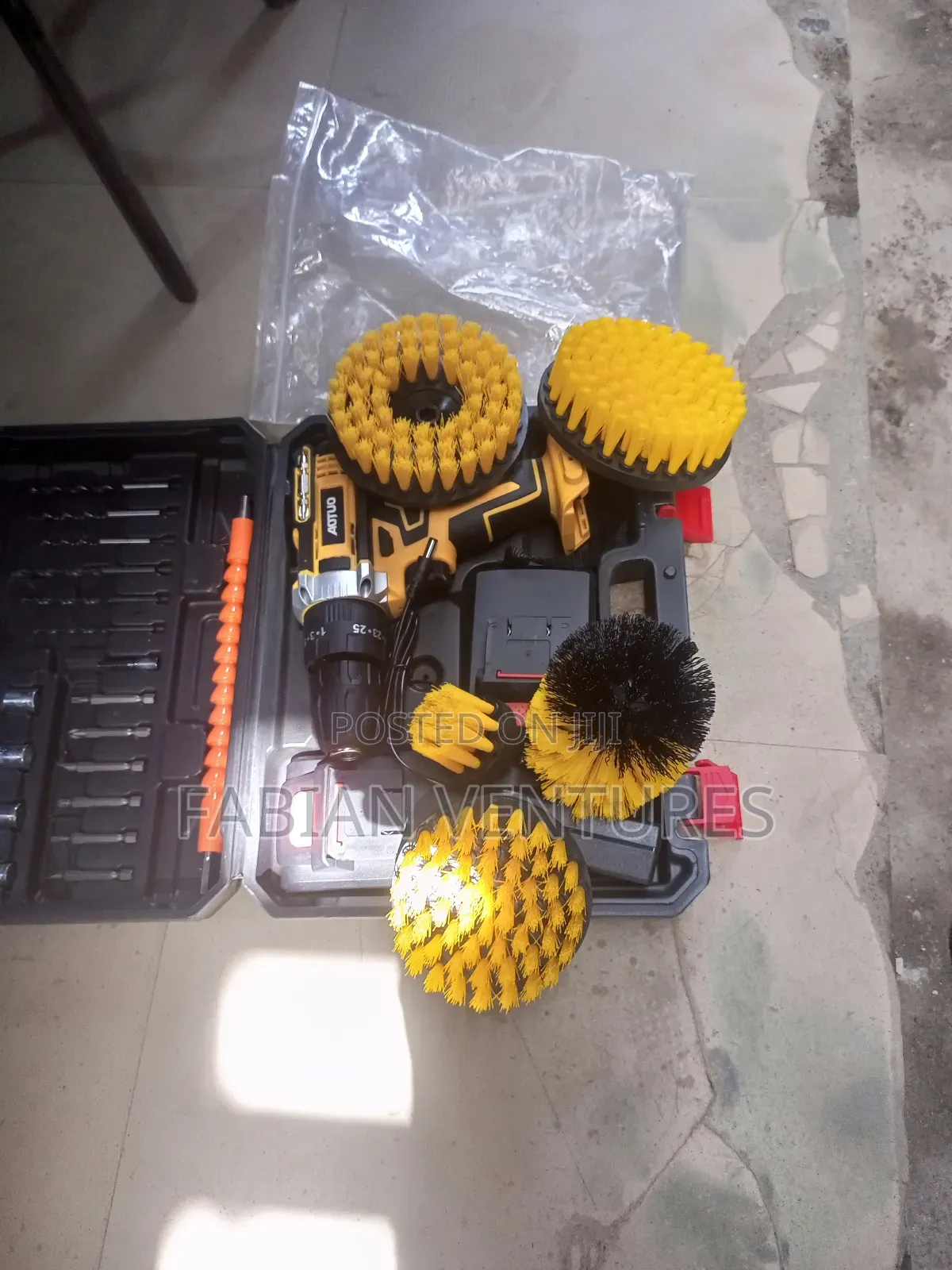 Set of Tools Box With Burch