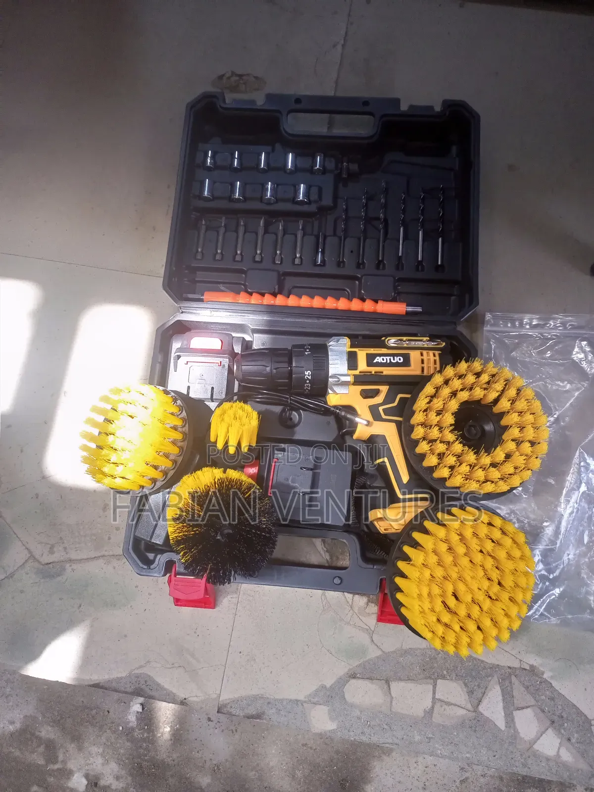 Set of Tools Box With Burch