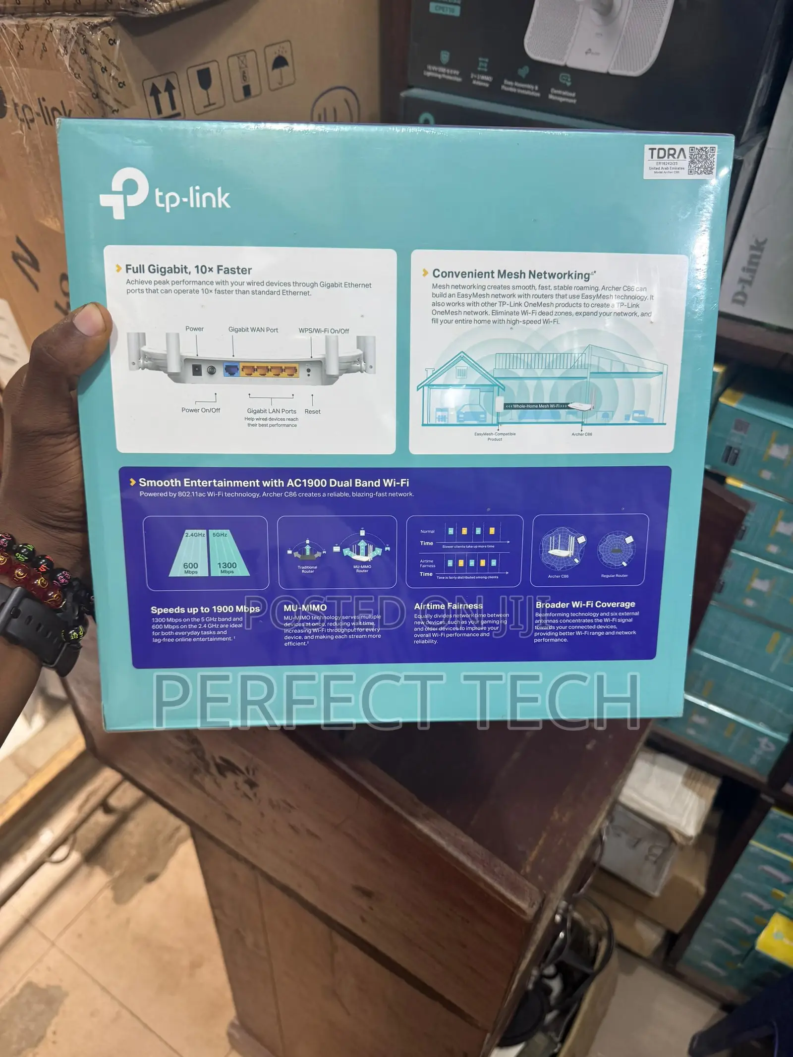 Tp-Link Ac1900 Gigabit Wireless Mu-Mimo Wi-Fi Router
