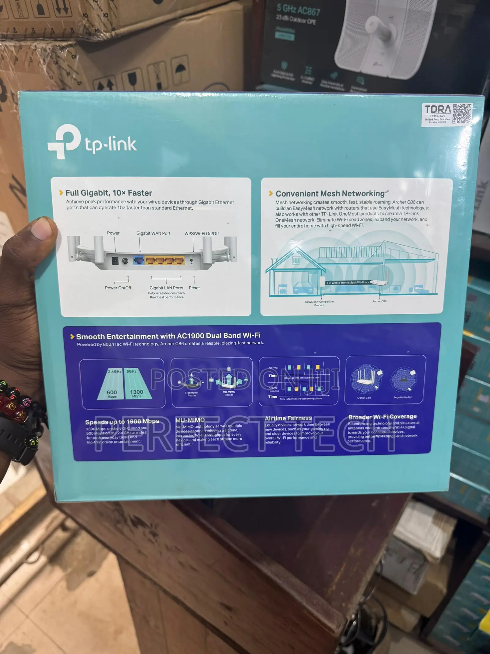 Tp-Link Ac1900 Gigabit Wireless Mu-Mimo Wi-Fi Router