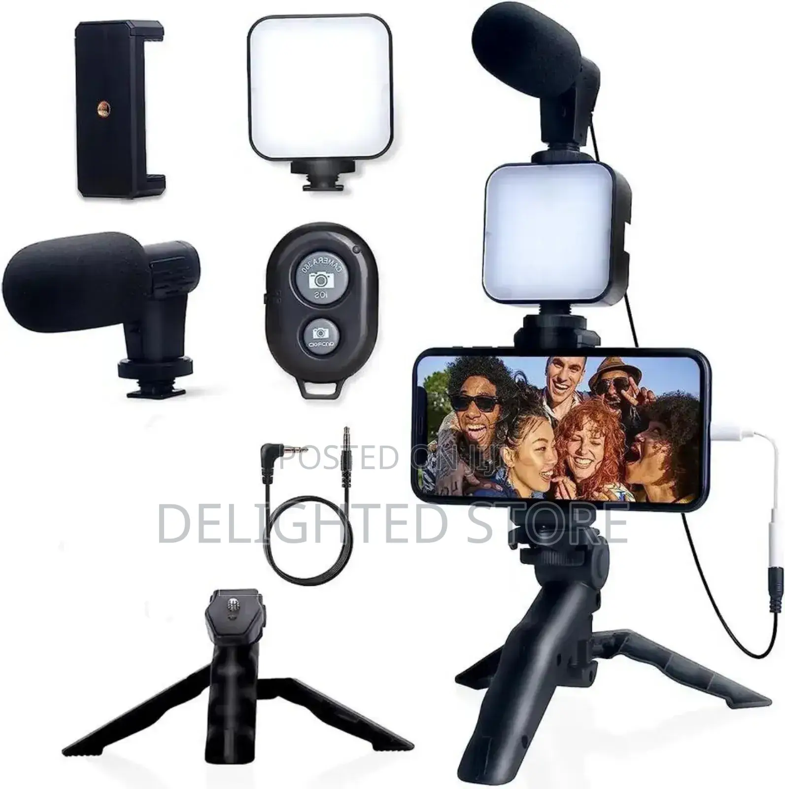 Smartphone Mini (Video Making) Vlog Kit + Free Remote