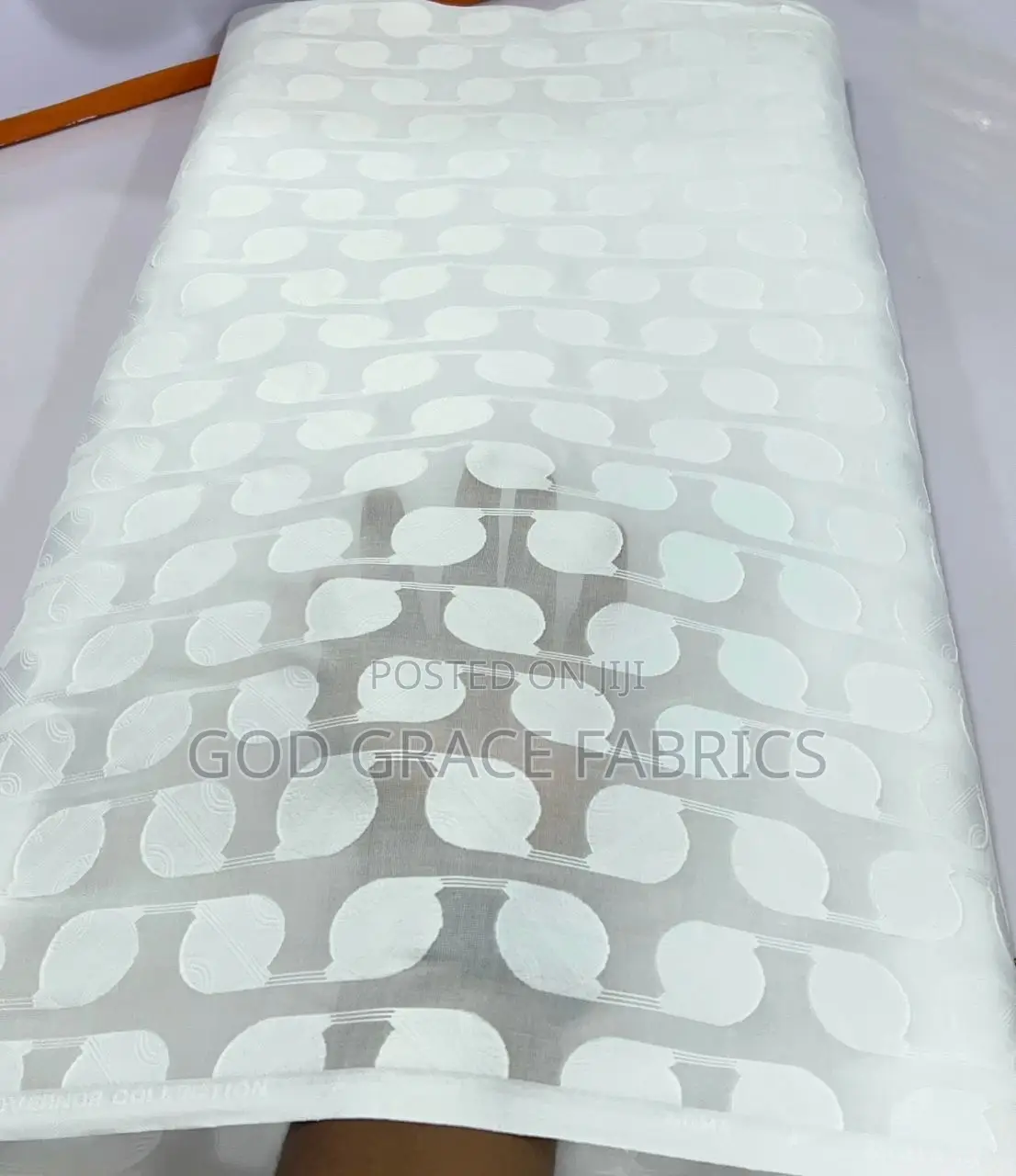 100% Cotton Swiss Jacquard Voile