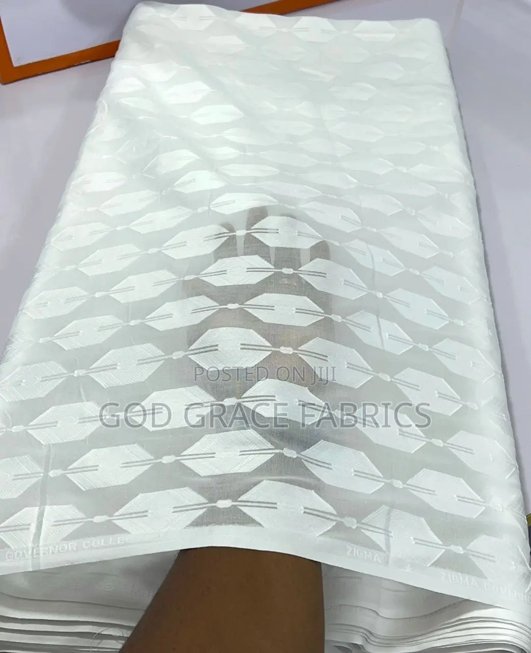 100% Cotton Swiss Jacquard Voile