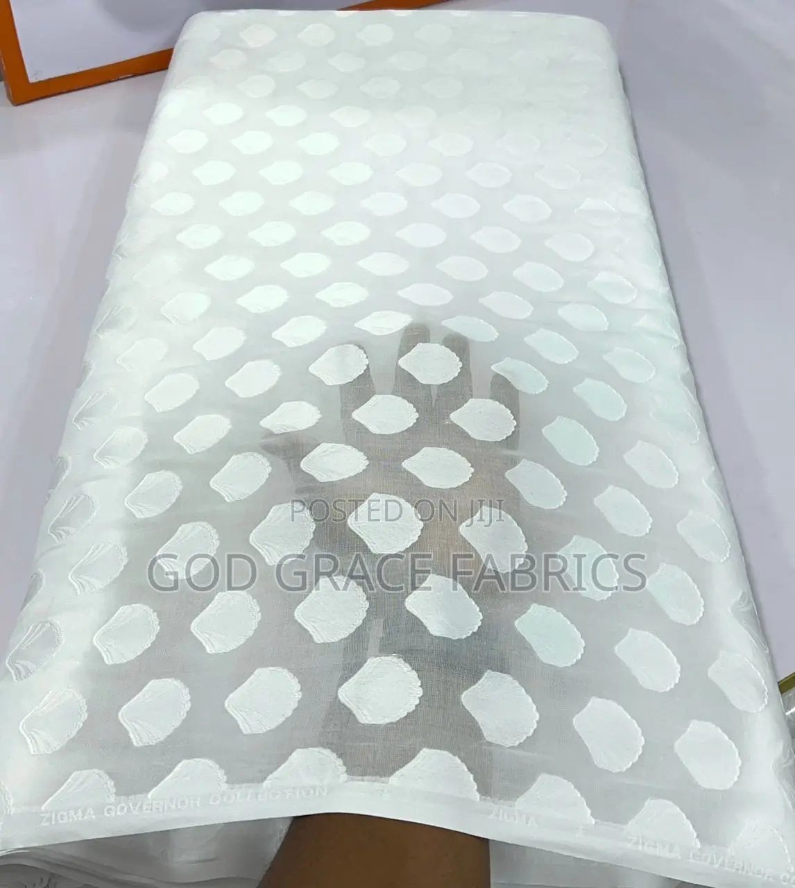 100% Cotton Swiss Jacquard Voile