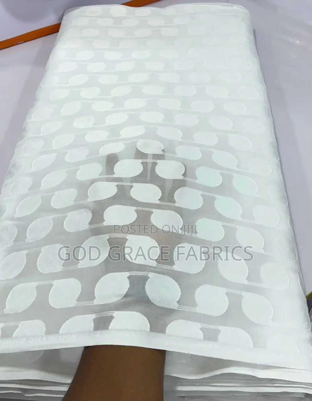 100% Cotton Swiss Jacquard Voile