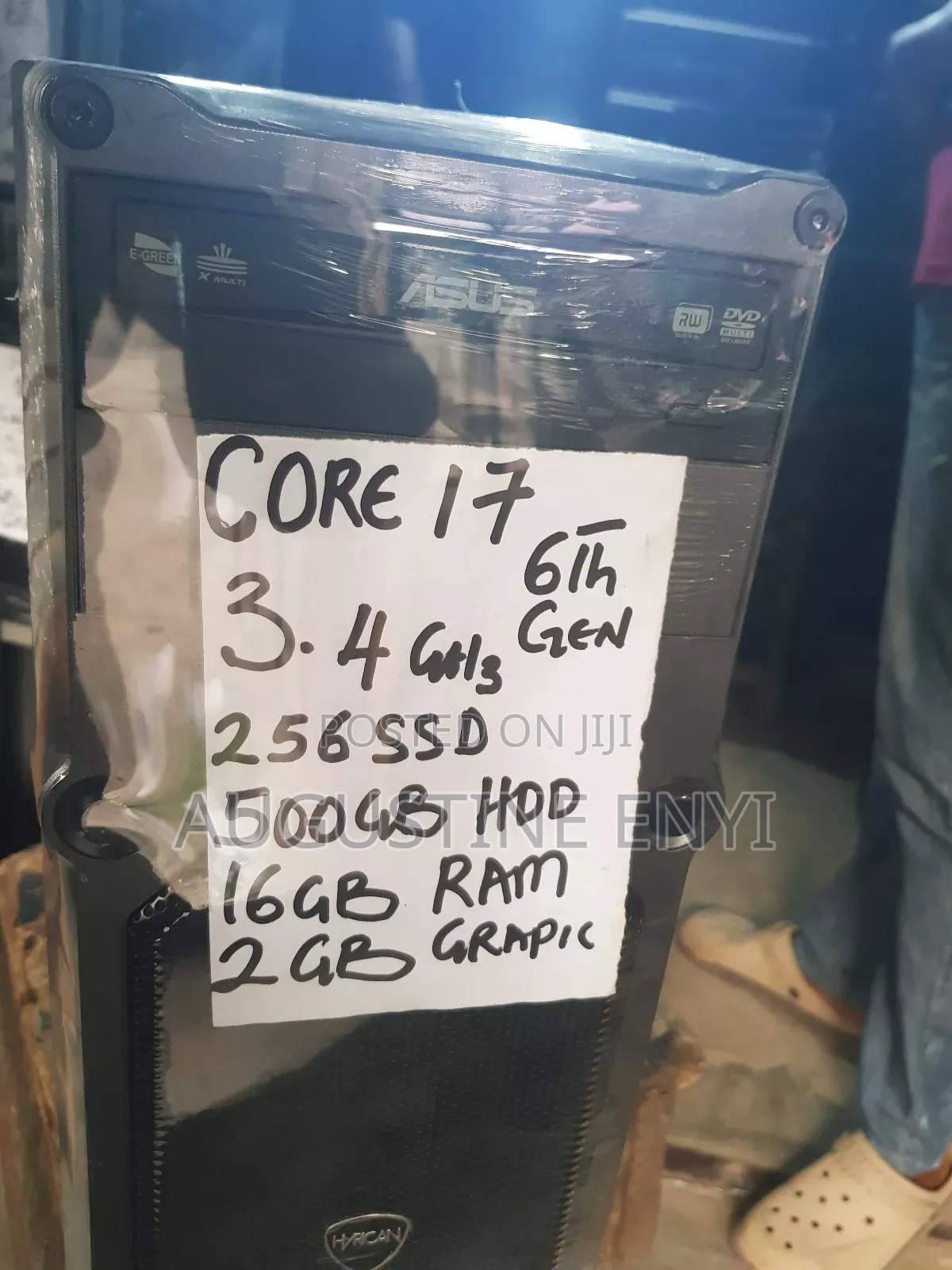 Desktop Computer Asus 16GB Intel Core I7 HDD+SSD 256GB