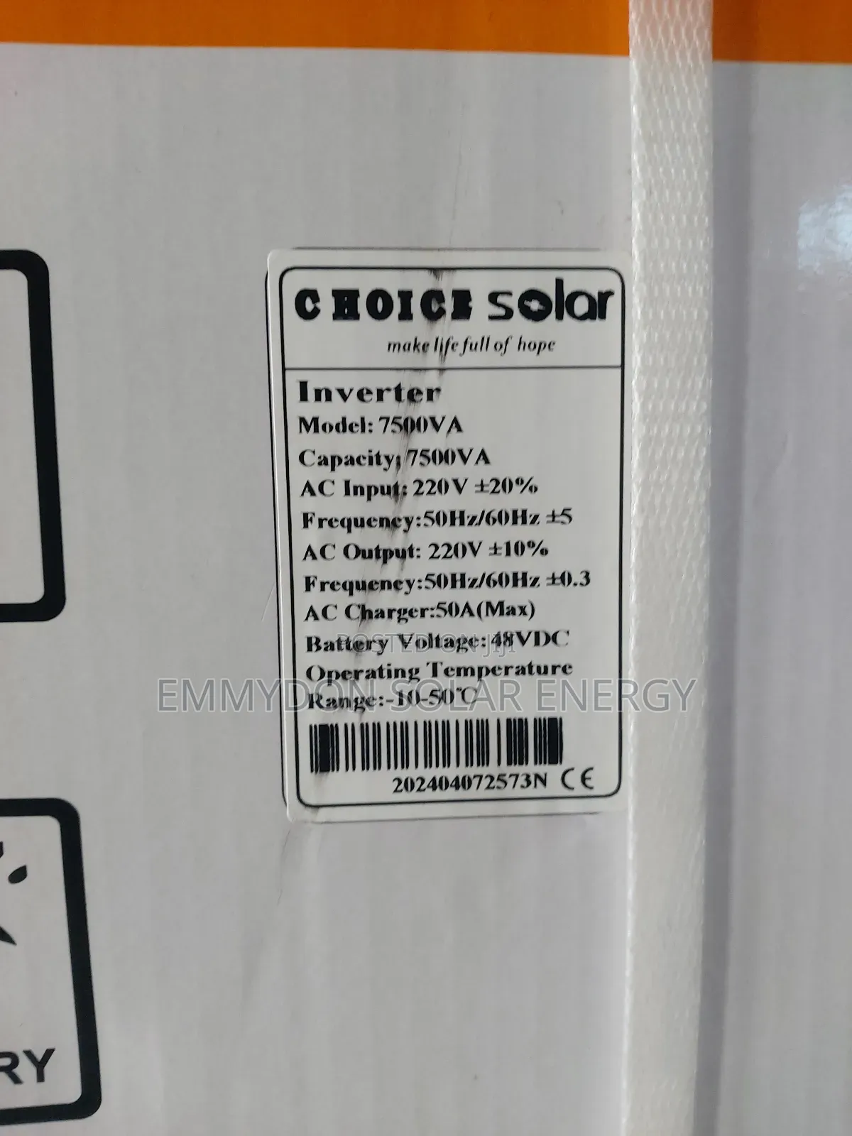 Choice Inverter 7.5kva 48v Non Hybrid