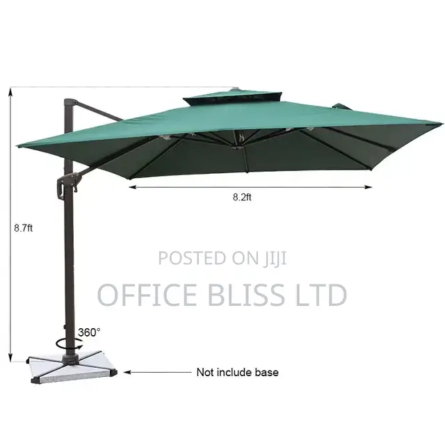 Parasol Outdoor Umbrella With Marble Base 280cm*