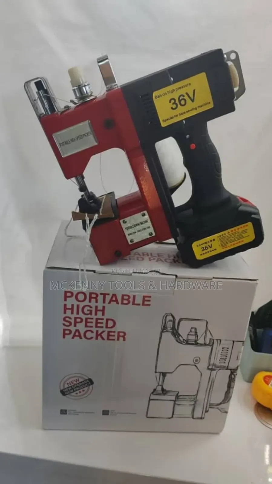 Portable Battery Operated Bag Closing Sack Closer Machine