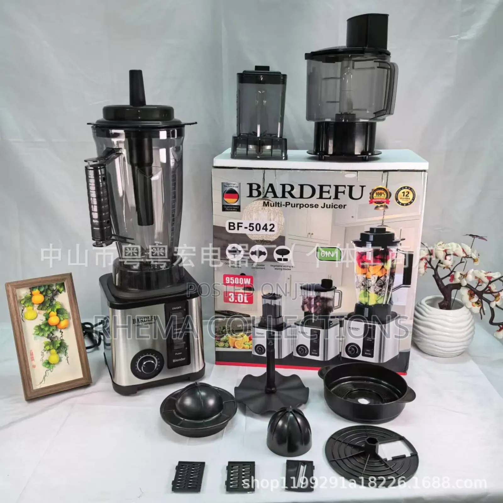 Model 5042 6in1 Bardefu Blender 9525 Copper Motor
