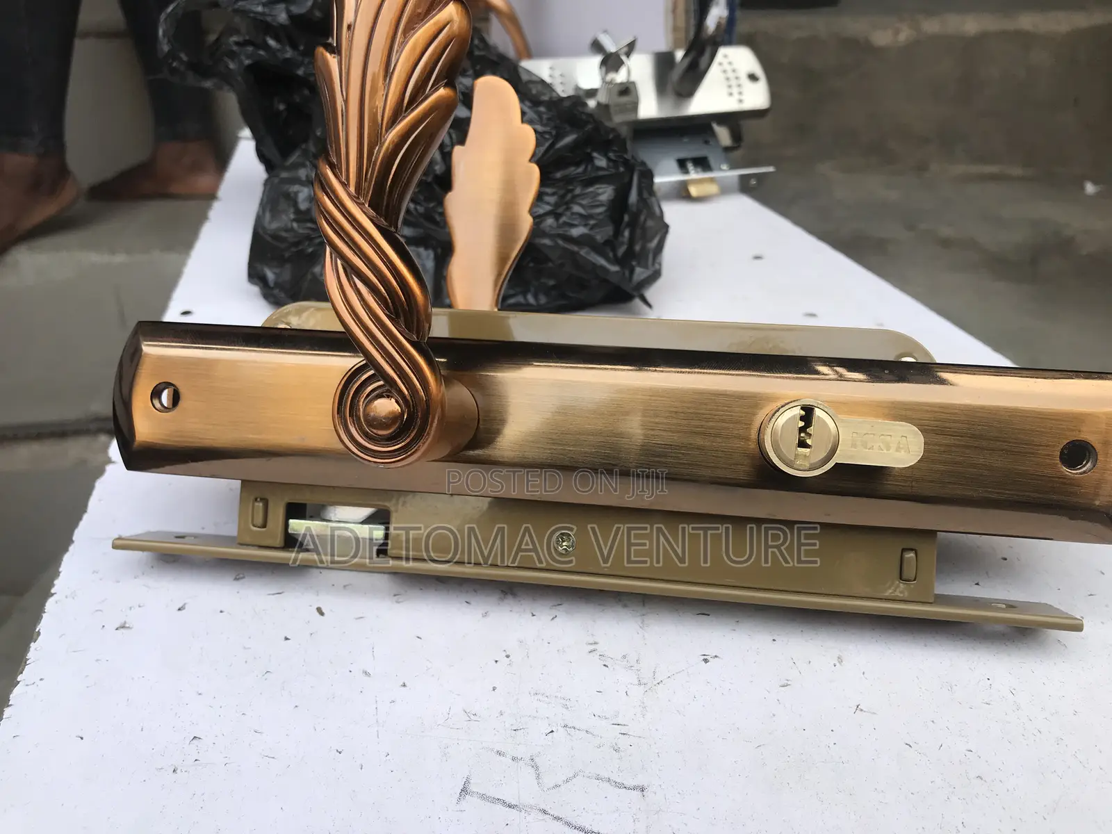 Original Italy Stainless Steel Lock Set Handles