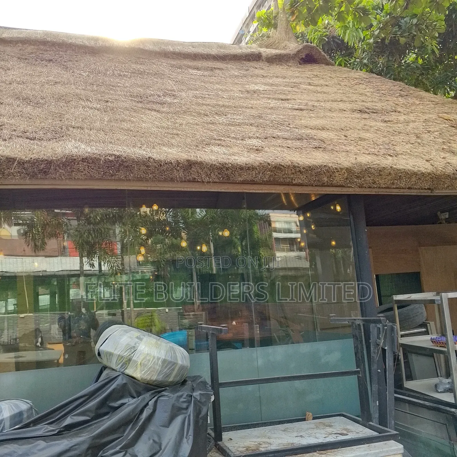 Long Quality Bush Bar Gazebo Hut in Lagos