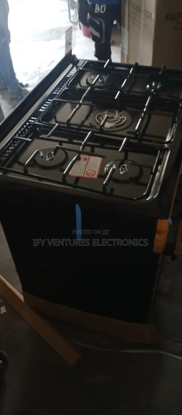 Maxi Gas Cooker 60*90cm 5 Burner Wooden Color