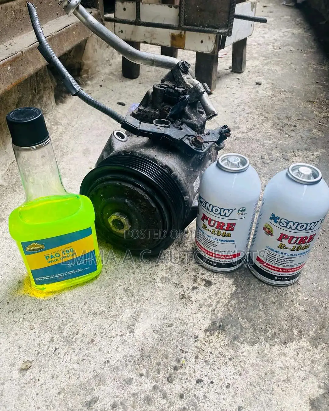 Ac Compressor for Toyota Highlander 2010, 2014 4plug Engine