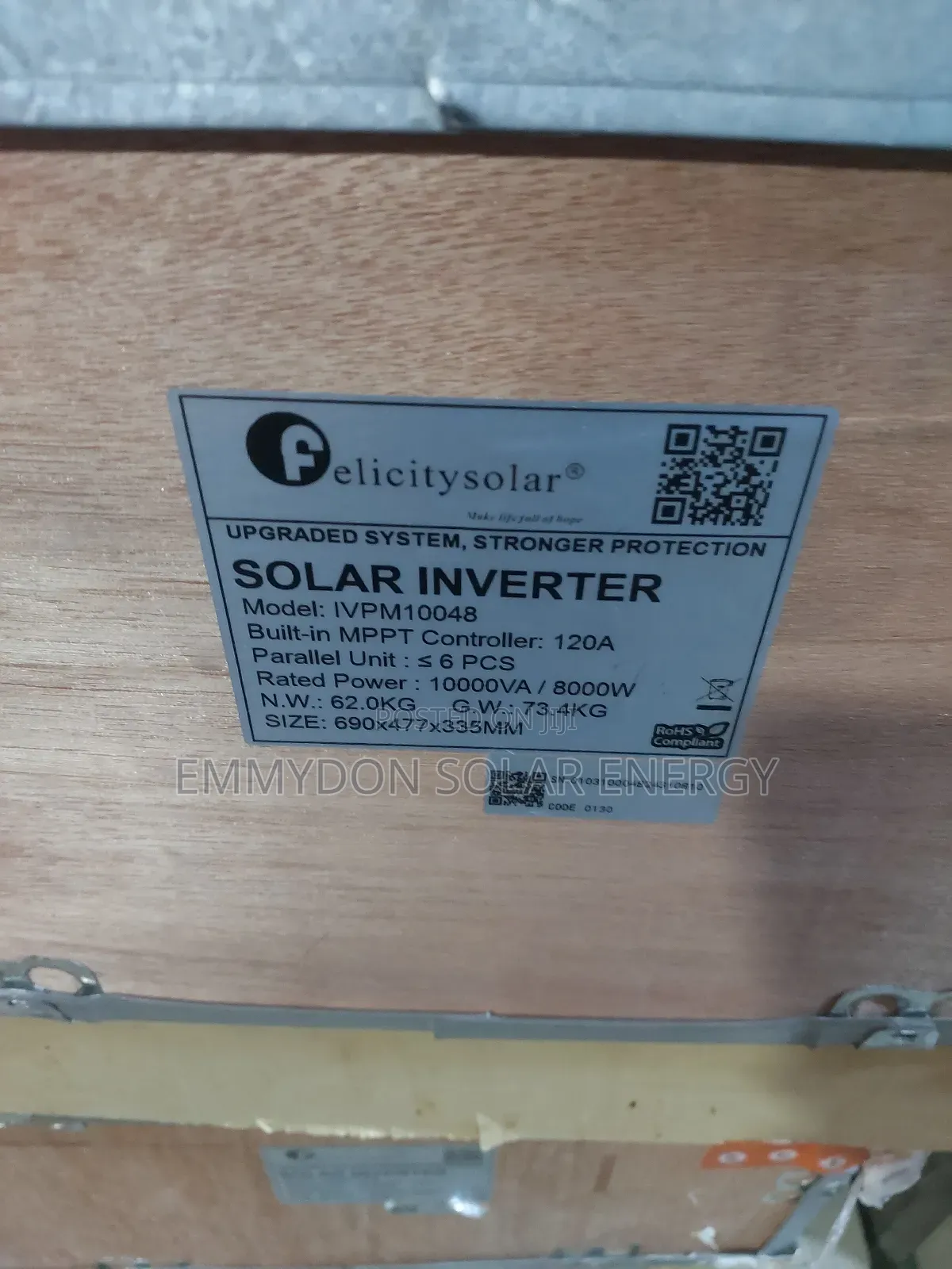 Original Felicity Inverter 10kva 48v Ivpm