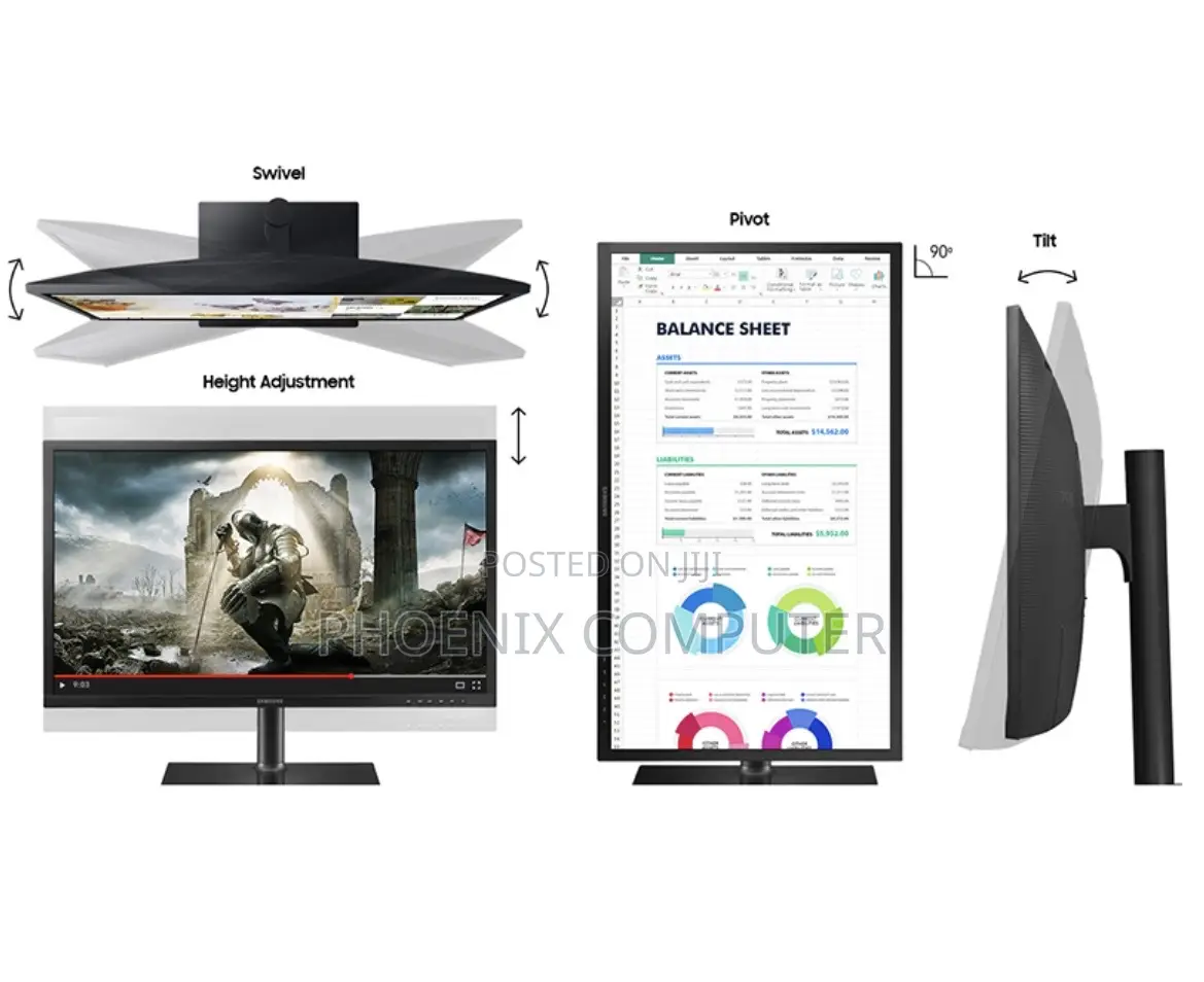 Samsung Sh650 Series 27 Inch Fhd 1920x1080 Desktop Monitor