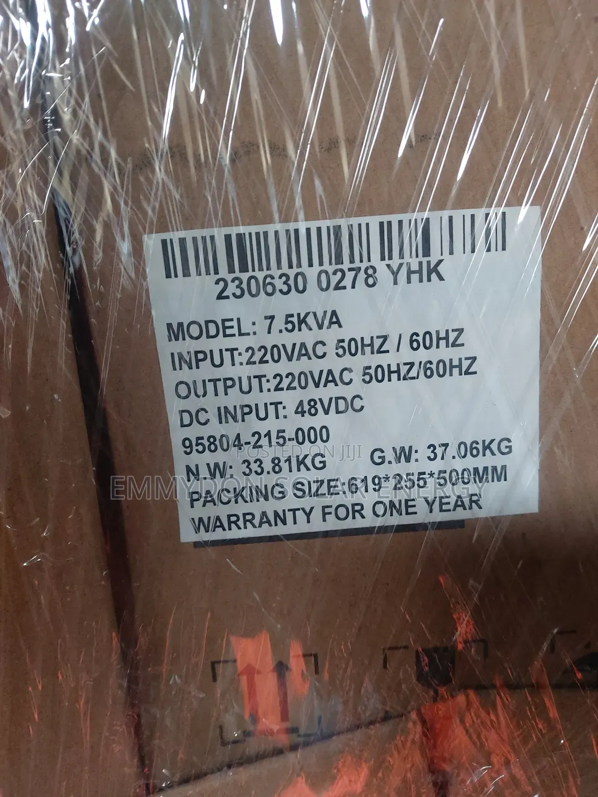 Yohako Inverter 7.5kva 48v Tower