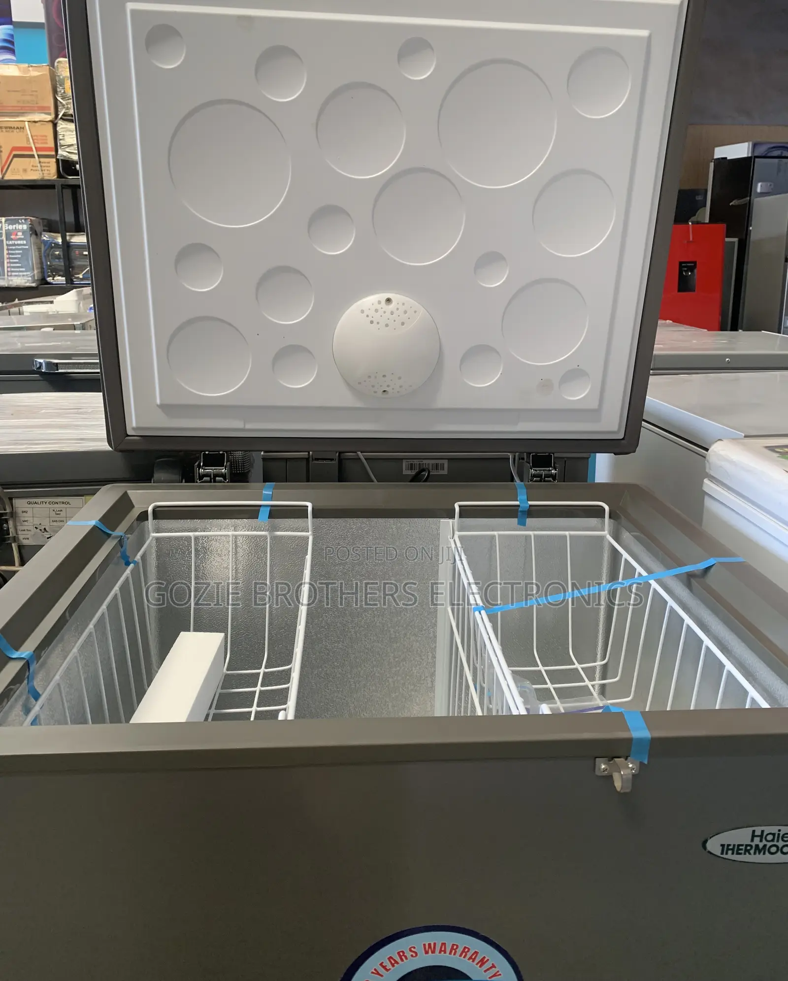 Haier Thermocool Chest Freezer 219 Liters (Silver Color)