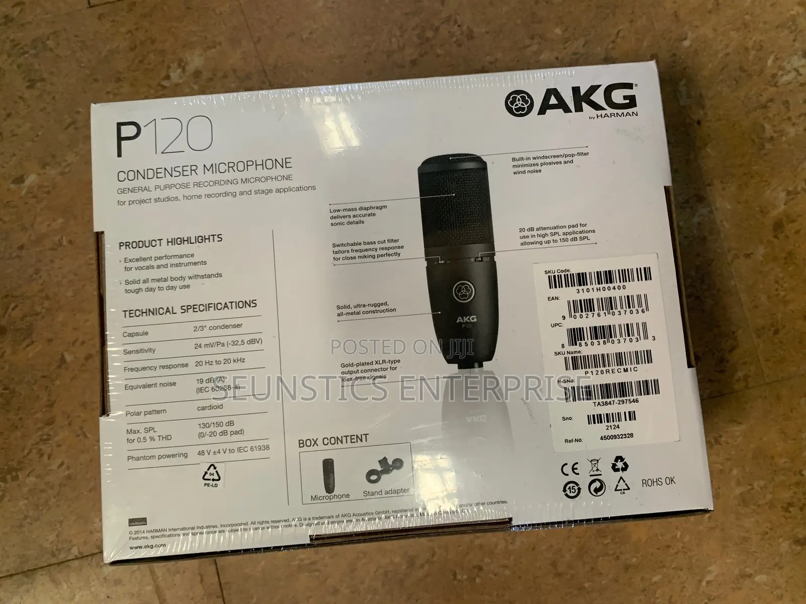 Quality AKG P120 Condenser Studio Microphone