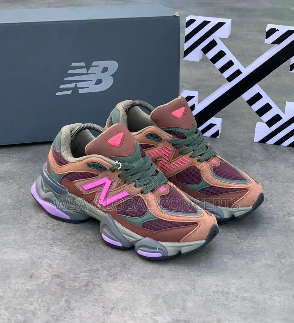 New Balance 9060rich Oak Burgundy Sneakers