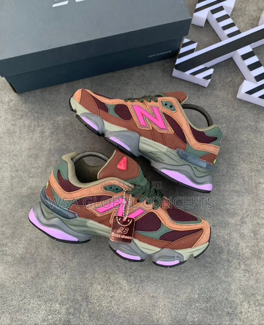 New Balance 9060rich Oak Burgundy Sneakers
