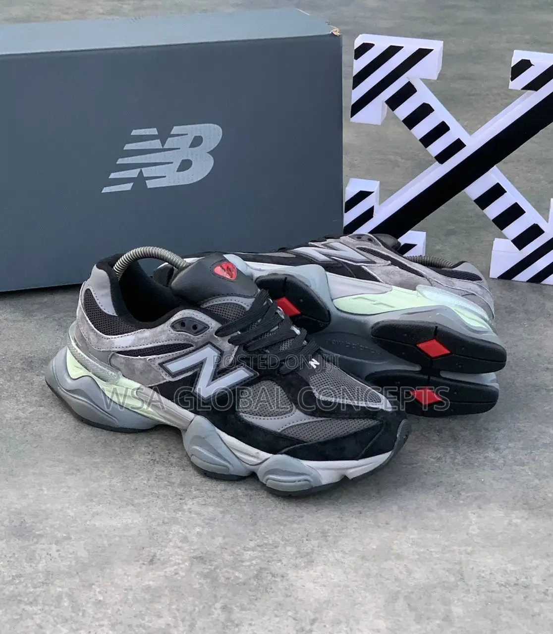 New Balance 9060 Black Castlerock Sneakers