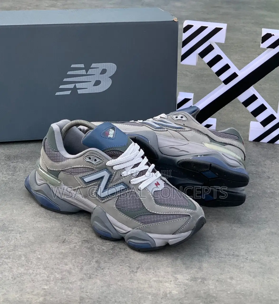 New Balance 9060 Grey Castlerock Sneakers