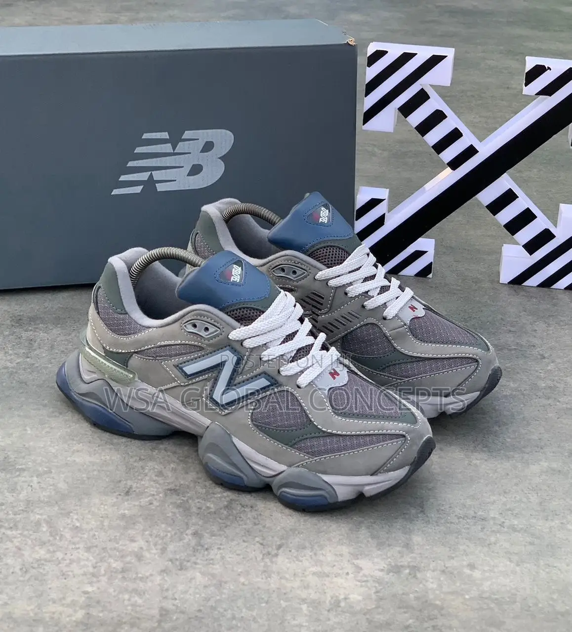 New Balance 9060 Grey Castlerock Sneakers