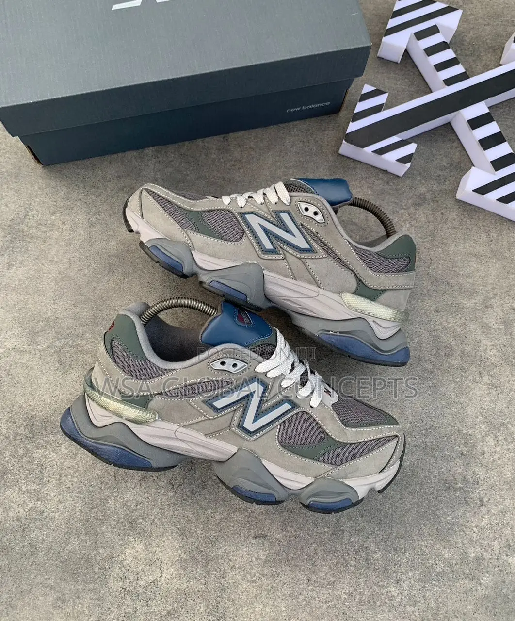 New Balance 9060 Grey Castlerock Sneakers