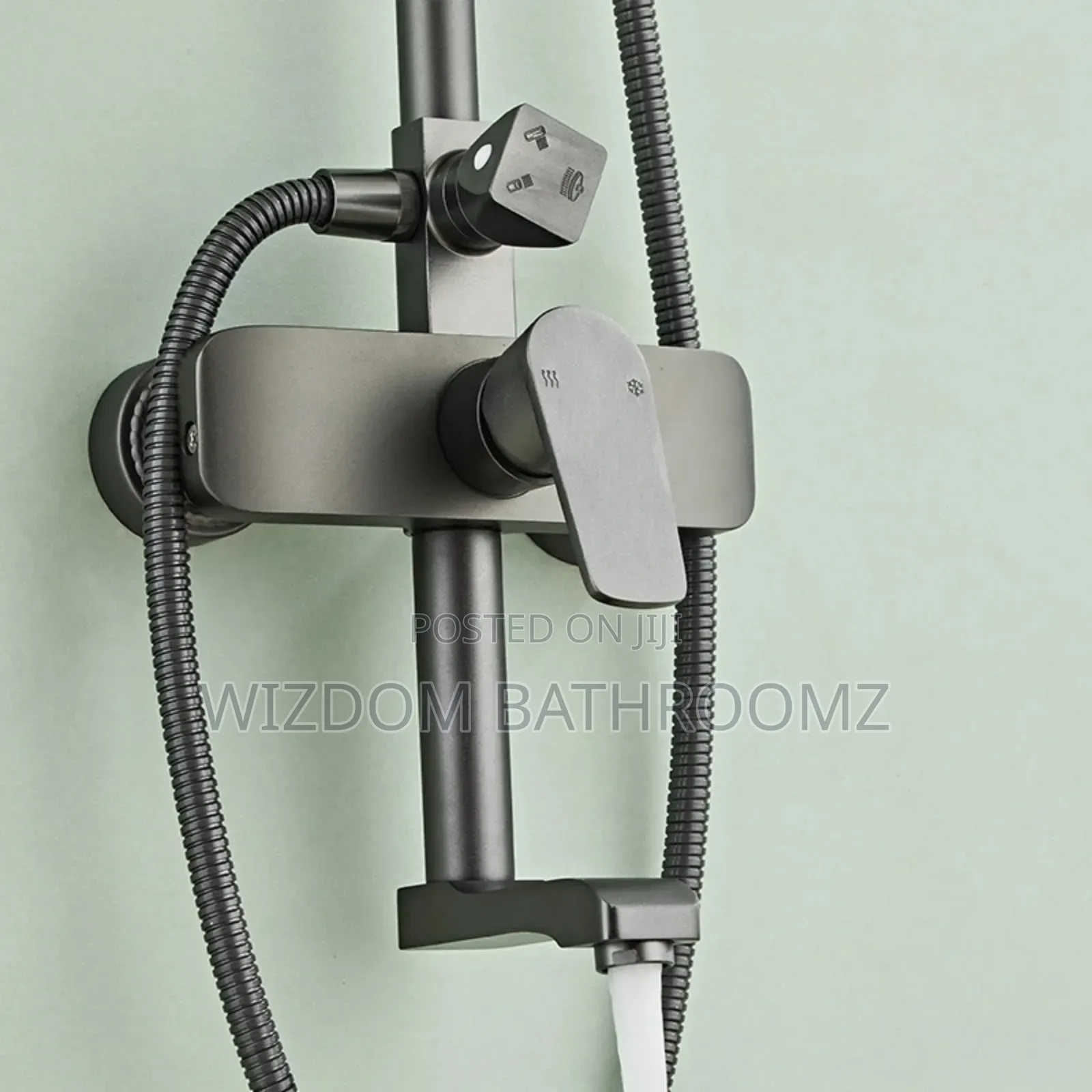 Black Executive Shower Set