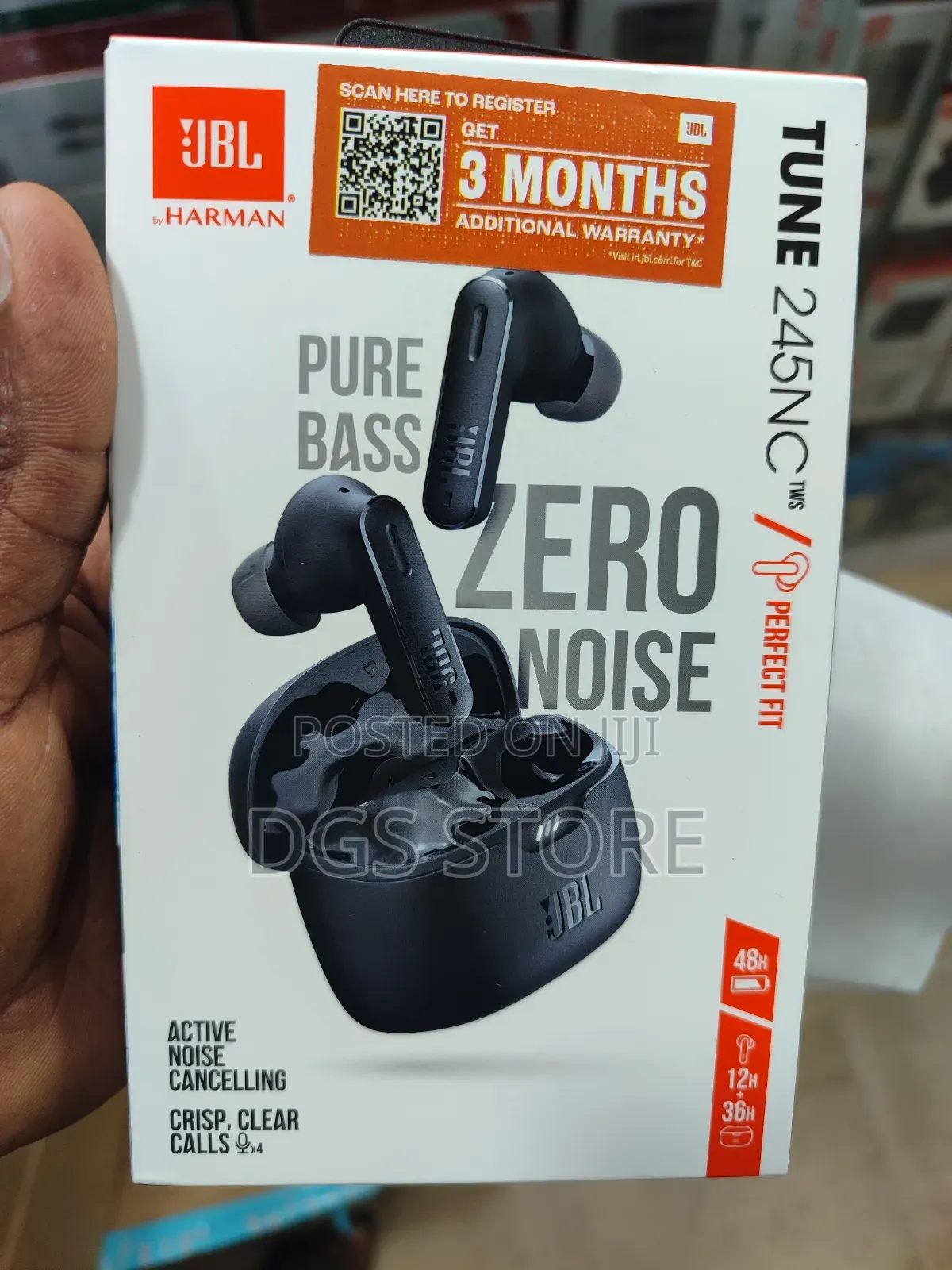JBL Tune 245nc Bluetooth Earbuds