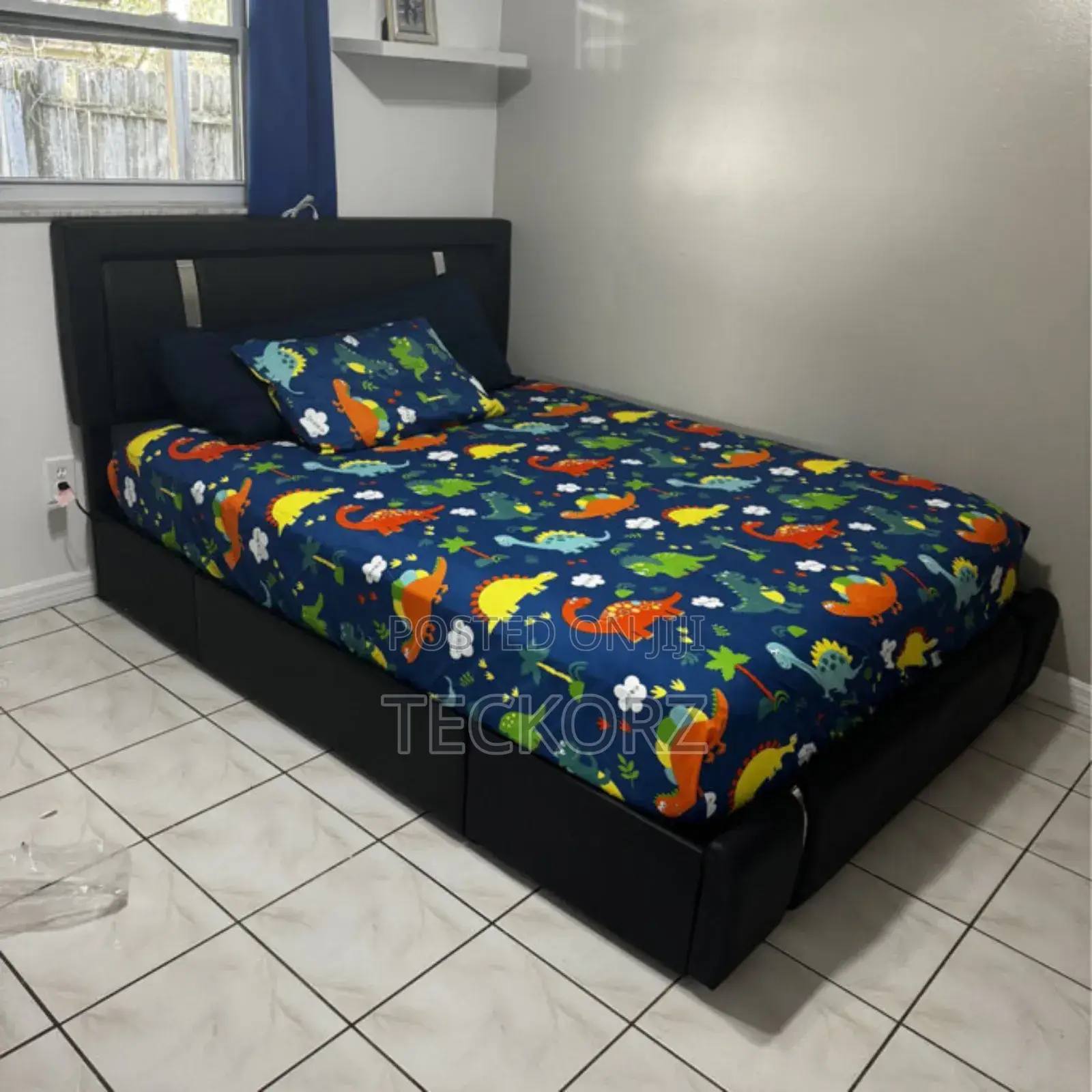 Upholstered Leather Bed Frame